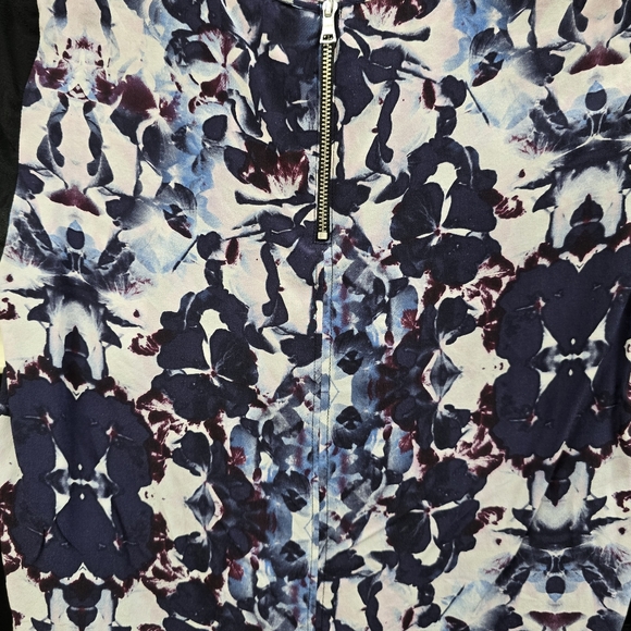 REBECCA TAYLOR 2 Silk Top Abstract Short Sleeves - Picture 3 of 3
